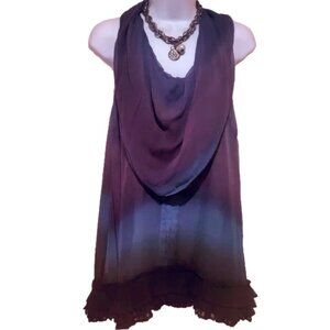 Kelly Clark Silk Flowy Top, Sz S